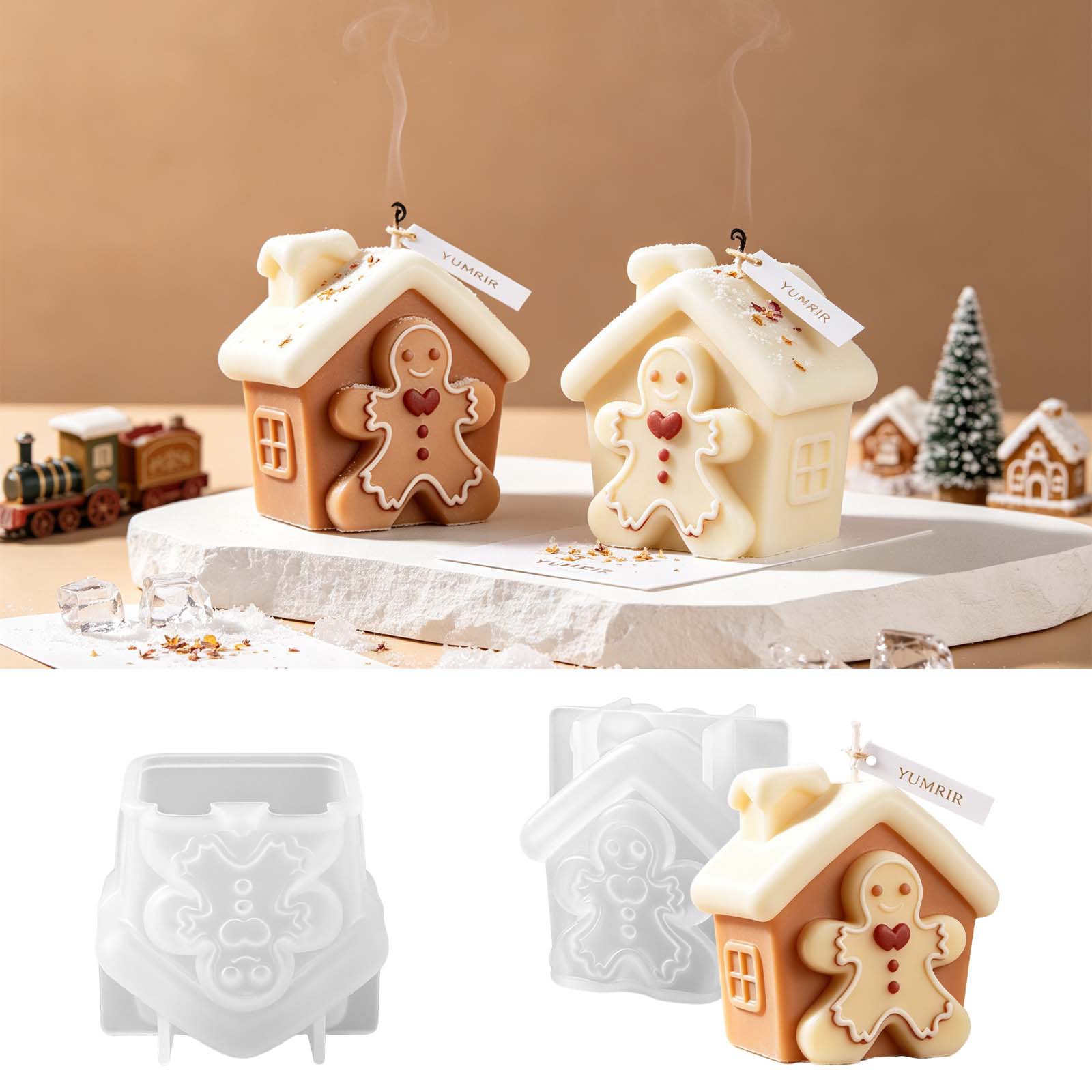 Candle Making Design - Molde de silicona para casa de