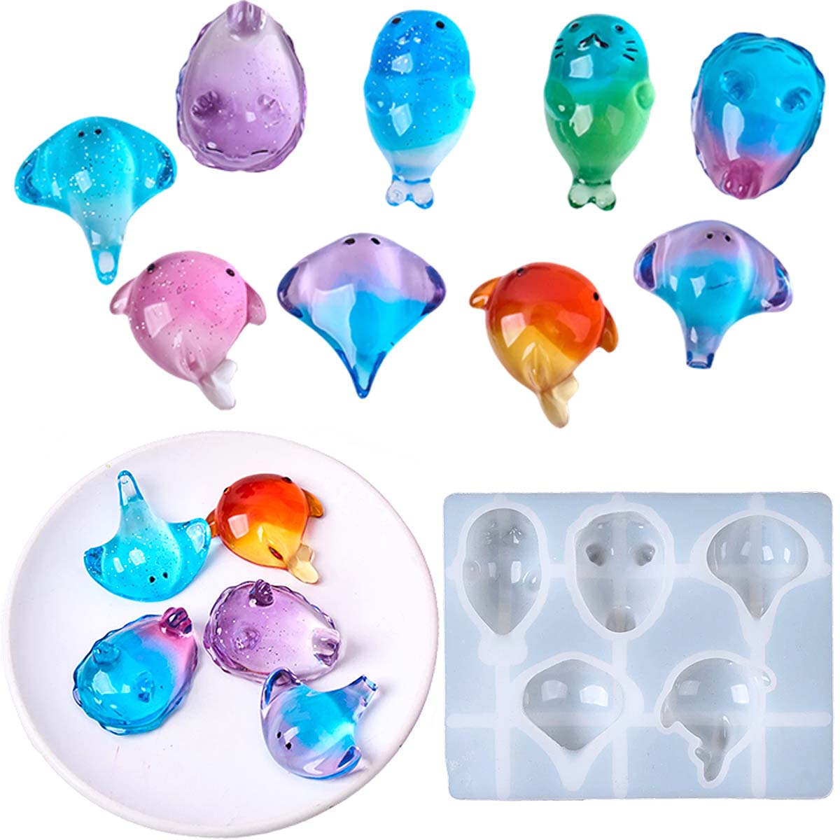 Candle Making Design - Molde de silicona 3D de rayo
