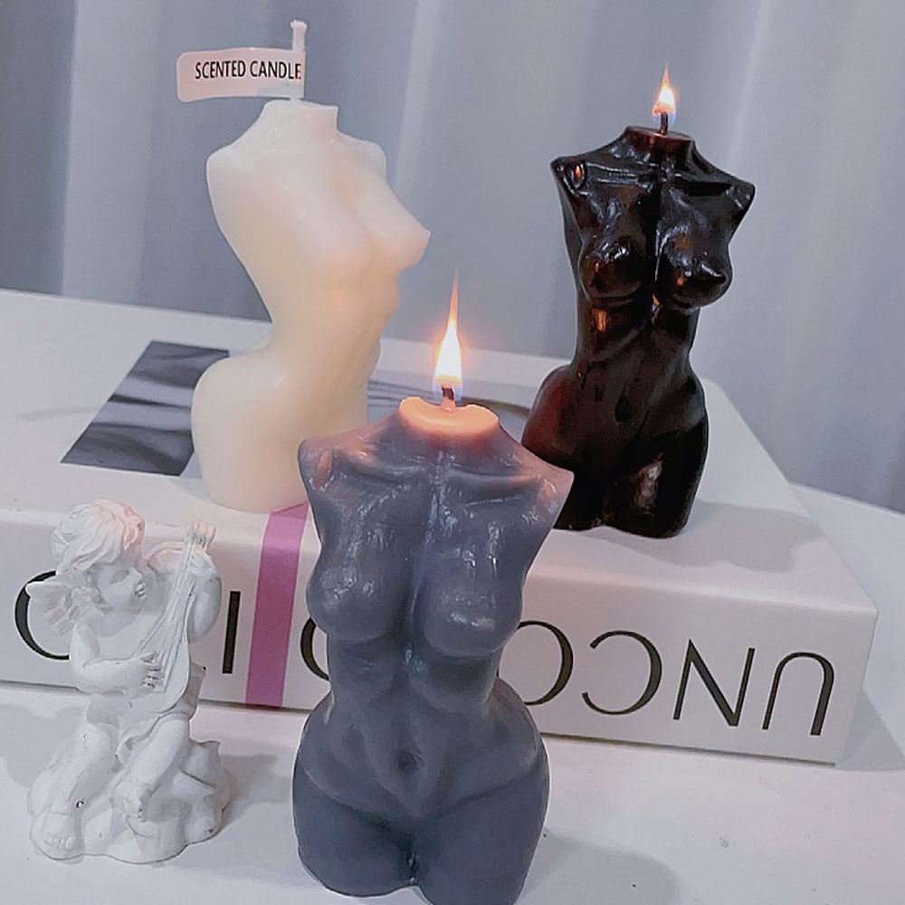 Candle Making Design - Vela Aromática con Forma de Torso