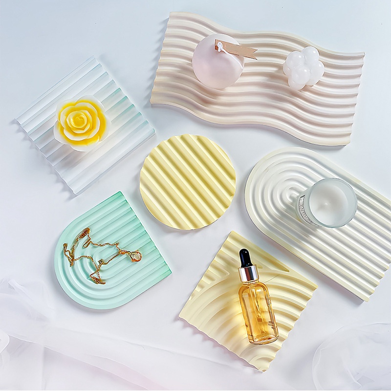 Molde de bandeja ondulada a ra - Candle Making Design reseña y precio