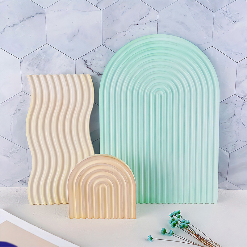 Molde de bandeja ondulada a ra - Candle Making Design reseña y precio