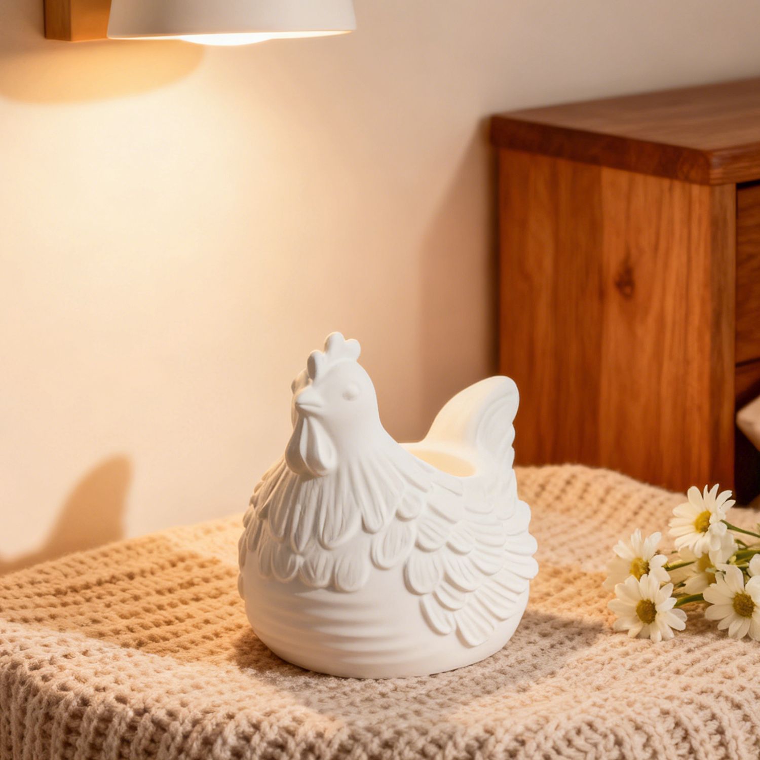 Portavelas de pollo pequeño 3D - Candle Making Design reseña y precio